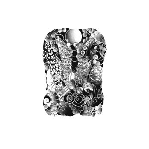 Japanese Style Design Black And White