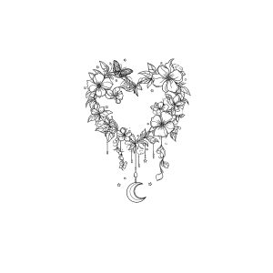 Flowersbutterflymoonlove