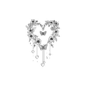 Flowers, Butterflies, Love