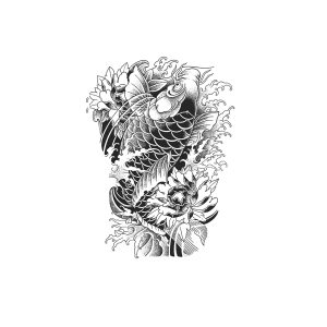 Japanese Style Carp Flower