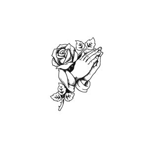 Rose Praying Hands