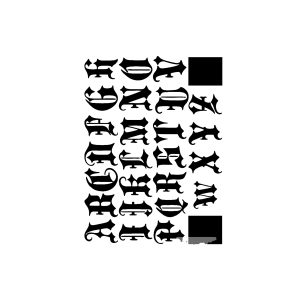 26 Letters HC-SZ-009