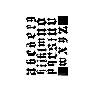 26 Letters HC-SZ-010