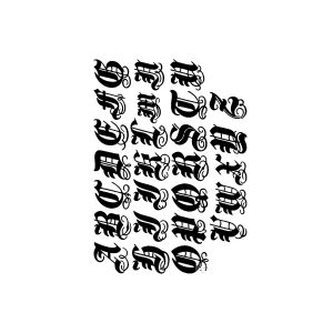 26 Letters HC-SZ-011