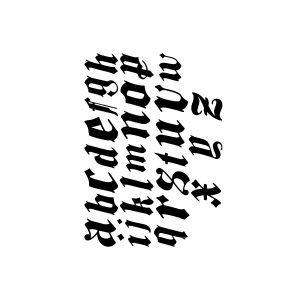 26 Letters HC-SZ-012