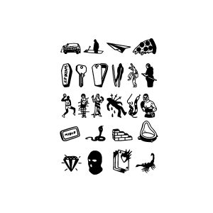 Scorpion Diamond Paper Plane Key