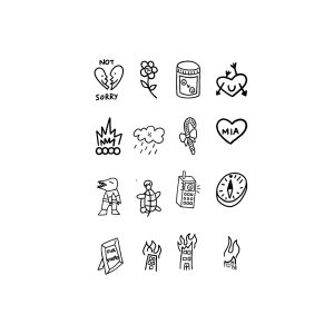 Turtle Compass Mobile Flower Flame