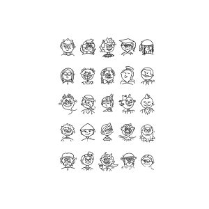 Elderly, Children, Men, Women, College Students