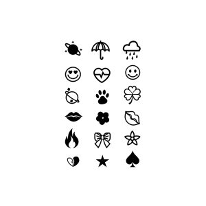 Moon Umbrella Cloud Lips