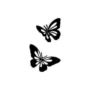 Two Flying Butterflies SS-CB-C-010