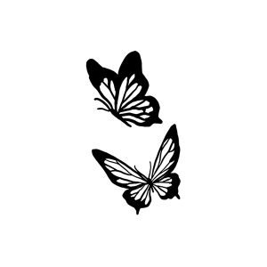 Two Flying Butterflies SS-CB-C-011