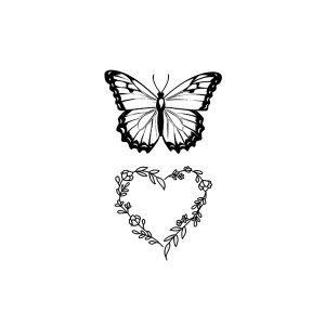 Two Flying Butterflies SS-CB-C-015