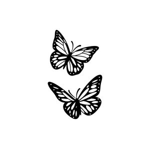 Two Flying Butterflies SS-CB-C-025