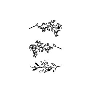 Three Flowers And Plants SS-CB-C-034