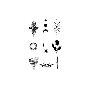 Fire Rose Moon Stars