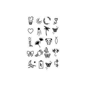 Butterfly Heart Panda Bow Tie