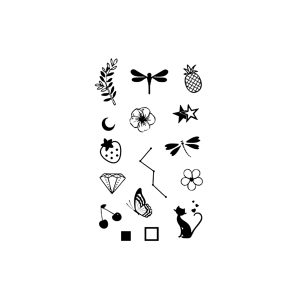 Dragonfly Strawberry Butterfly Flowers