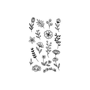 Green Leaves And Flowers