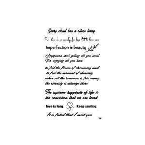 English Phrase Love Is Long Keep Smiling