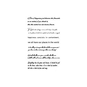 Happiness Consists In Contentment