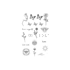 Butterfly Eyes Love Bee