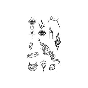 Eye Band-Aid Snake Lighter