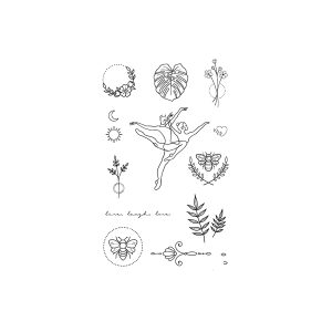 Leaves Bee Dance Flower