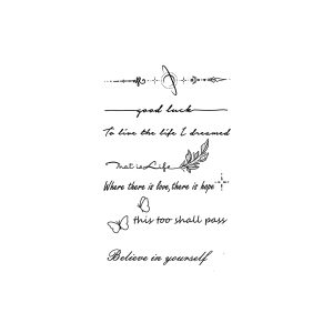 Butterfly Green Leaves English Short Sentence Good Luck