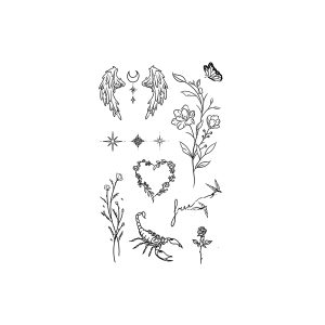 Wingsloveheartscorpionflowers