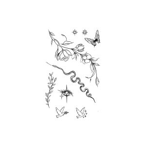 Flowers Snake Butterfly Dove