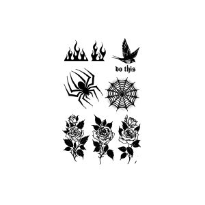 Flame Swallow Spider Web Rose