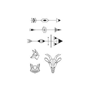 Bow And Arrow Deer Bear Dog