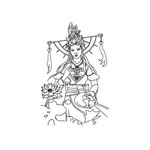 Chinese Goddess Lotus