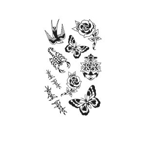 Swallow Flower Butterfly Scorpion Thorn