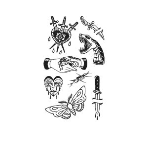 Moth Snake Head Dagger