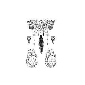 Feather Moon Pattern