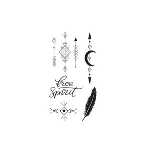 Feather Arrow Text