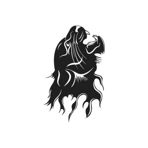 Flame-Scorched Leopard Head