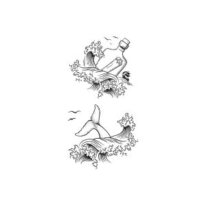 Drift Bottle Mermaid Tail