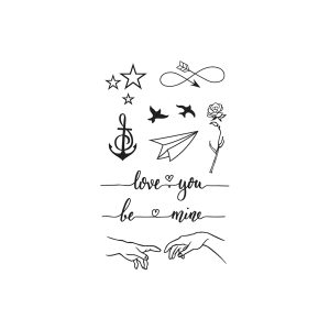 Paper Airplane Holding Rose