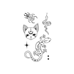 Gecko Cat Snake Beetle