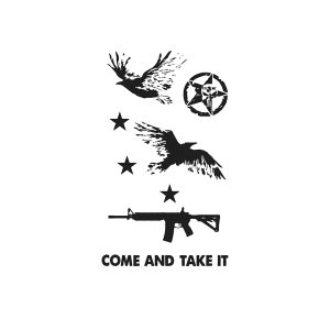 Ak47 Flying Bird Five-Pointed Star