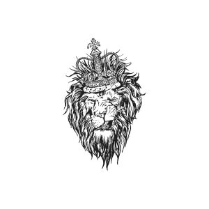 Crown Lion Head