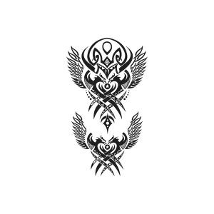 Strange Double-Wing Pattern