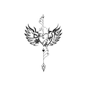 Arrow Heart Wings