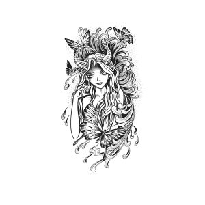 Butterfly Horned Girl