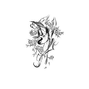 Red-Crowned Crane Flower