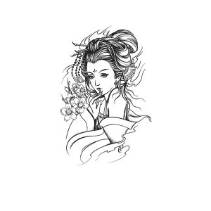 Japanese Woman Flower