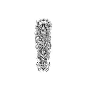 Full Sleeve Buddha Snake Sword TH-GZQB-038