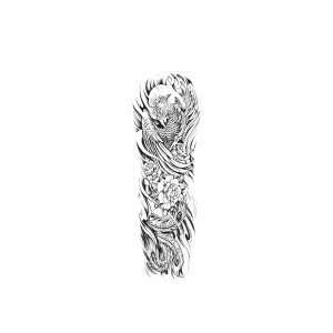Full Sleeve Phoenix Flower TH-GZQB-046